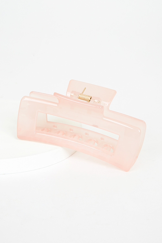 Love Me for Me Pink Oversized Hair Clip 2