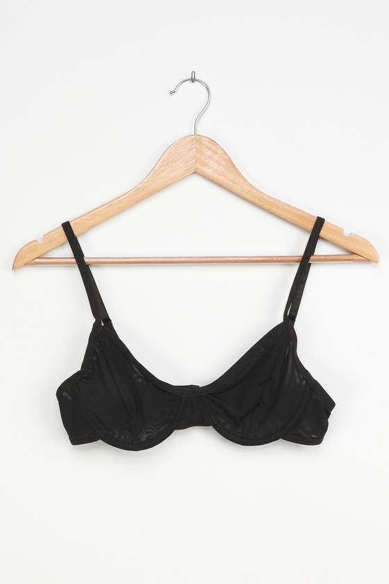 mesh underwire bralette