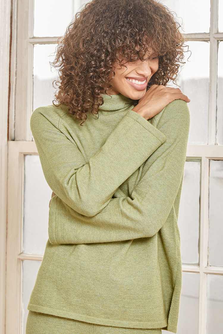 Turtleneck Sage Color Sweater Sage Green Turtleneck Hotsell