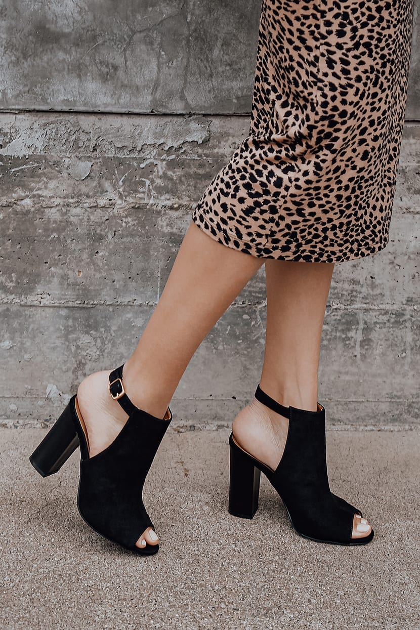 womens boots open toe