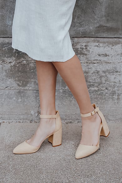 Shoes & Blush Heels | Shop Nude Dress Sandals at Lulus