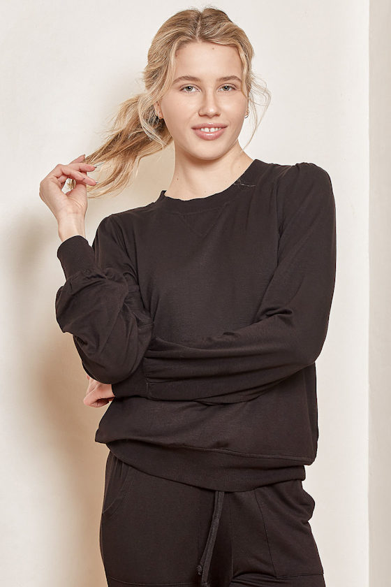 Hit the Snooze Black Long Sleeve Pullover Sweatshirt 3