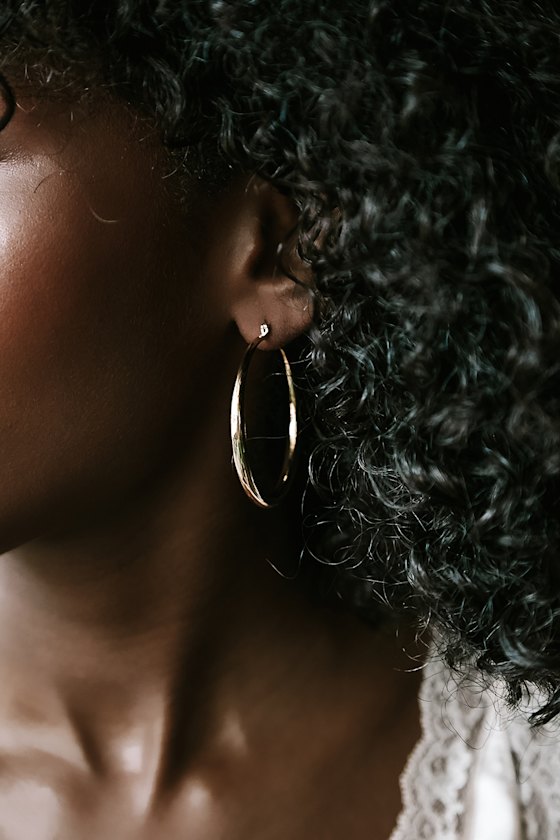 Simply You Gold Hoop Earrings 1
