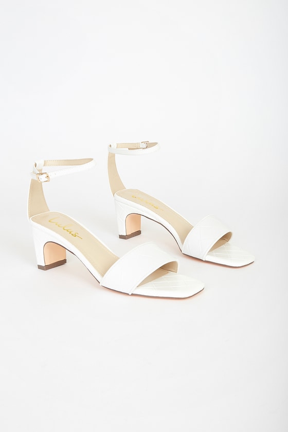 woven strap heels