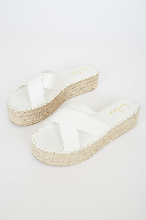 espadrille sandals flatform