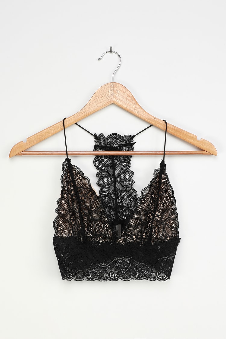 Aerie Holiday Best Lace Padded Racerback Bralette