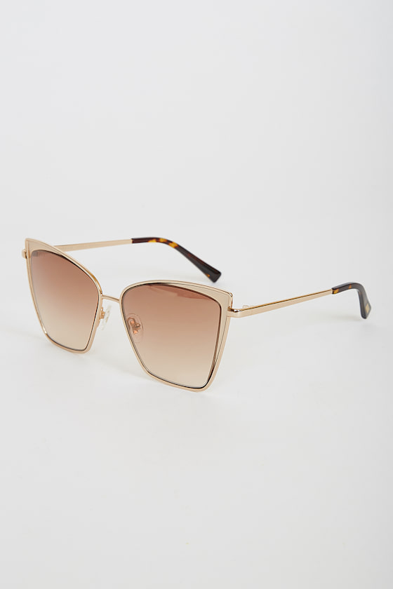Diff Becky Gold Sunset Sunglasses
