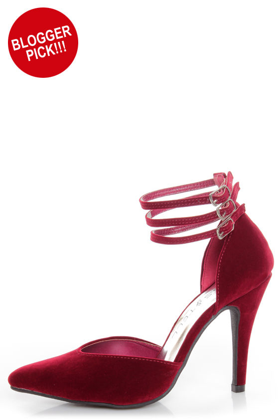 Jimmy Choo | Shoes | Authentic Jimmy Choo Wine Red High Heels | Poshmark