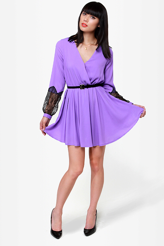 Cuffington Post Lavender Dress