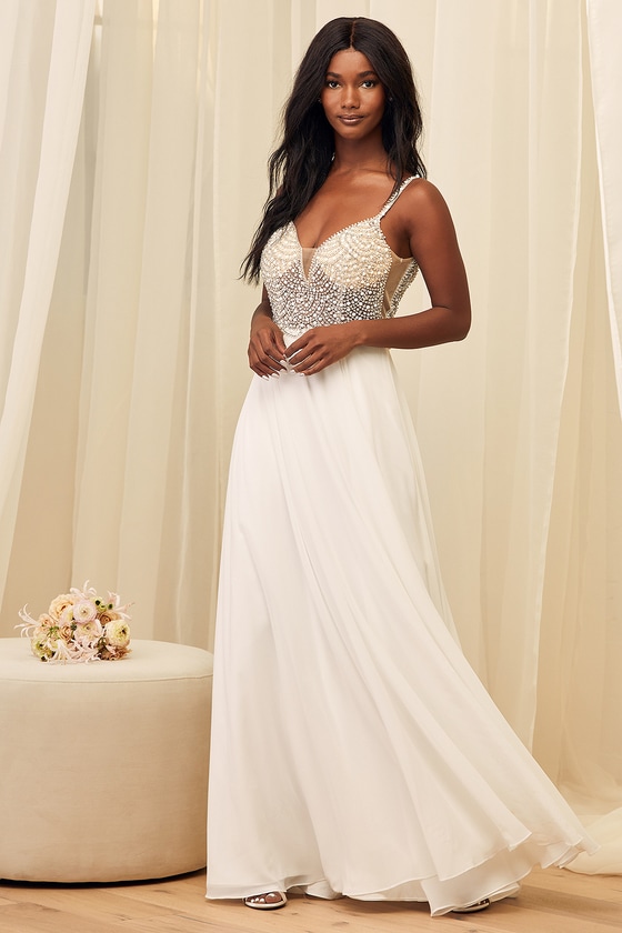 lulus beaded maxi