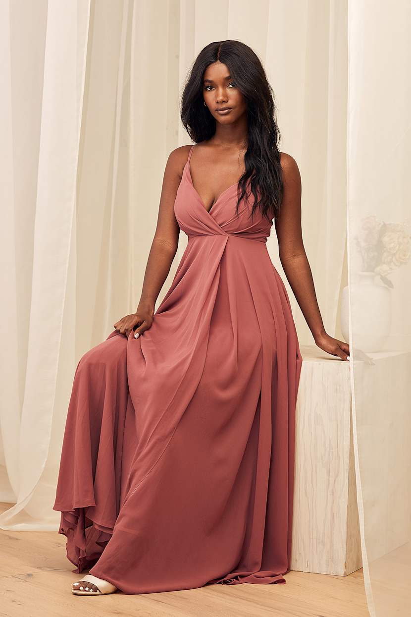 All About Love Rusty Rose Maxi Dress