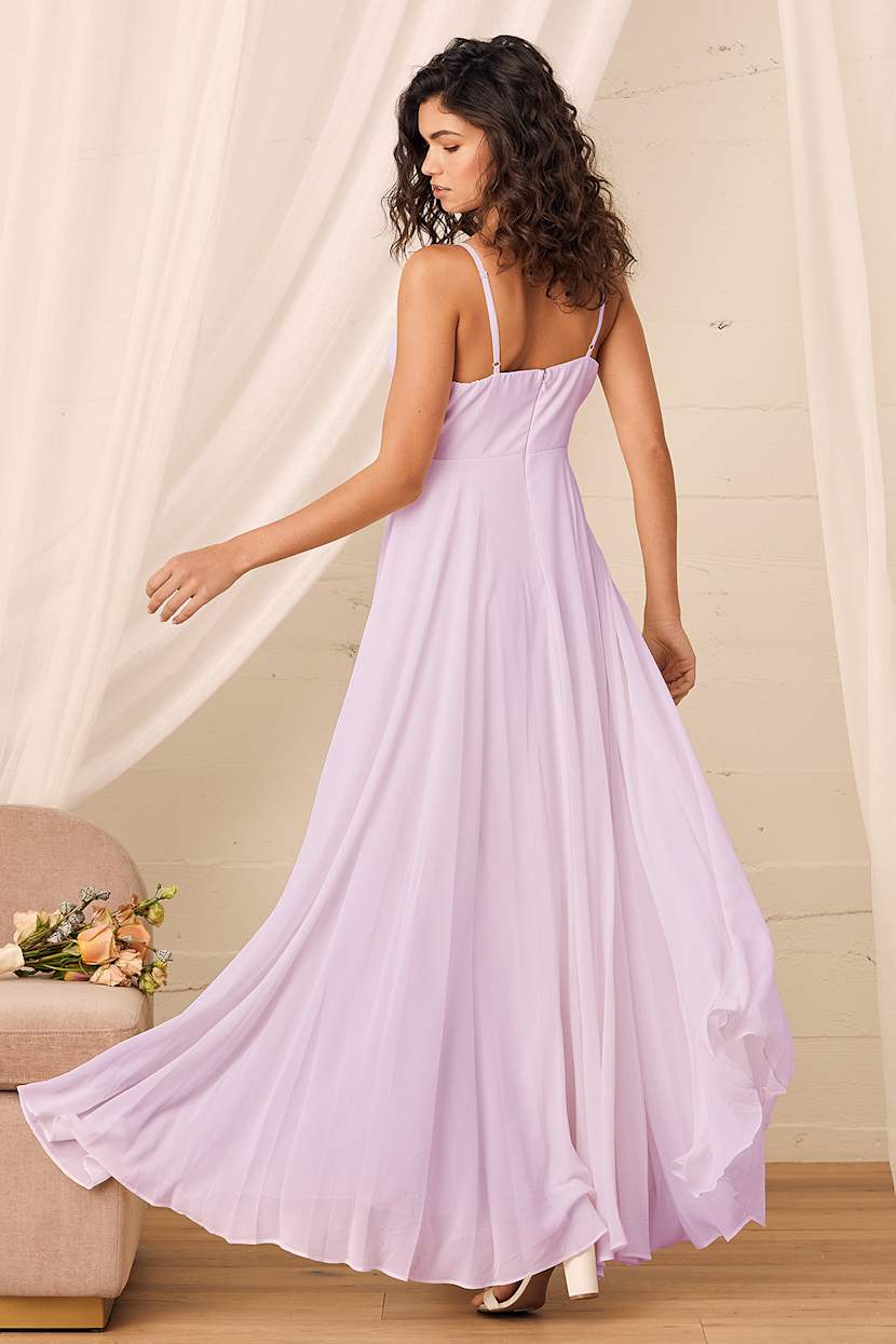 Lovely Lavender Dress - Maxi Dress - Gown - Bridesmaid Dress - Lulus 