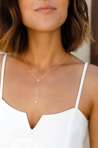 Wishing on a Star Silver Drop Necklace 7