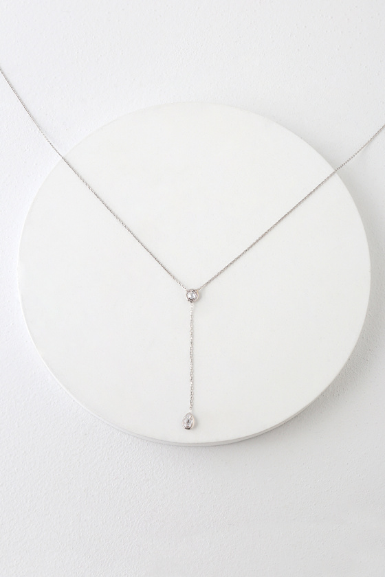 Wishing on a Star Silver Drop Necklace 4