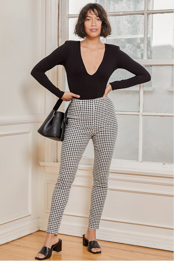 Black Bodysuit Shoulder Pad Bodysuit Long Sleeve Bodysuit Lulus