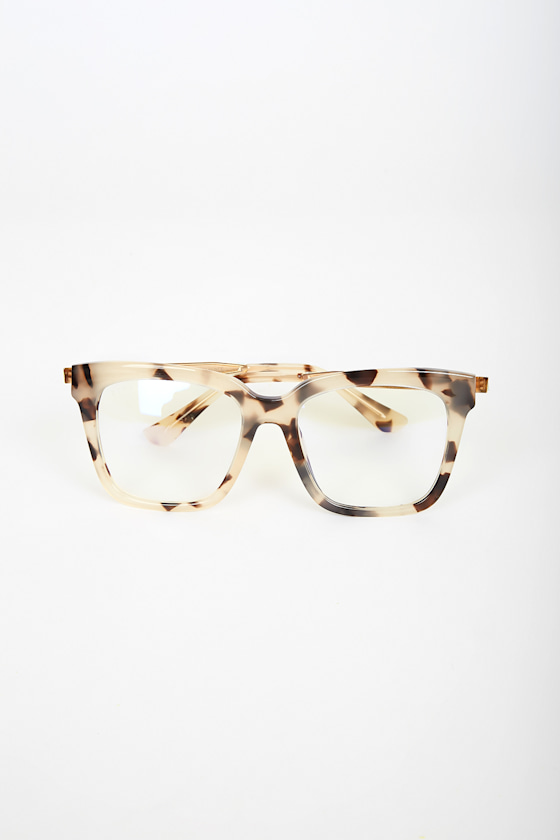 Bella Cream Tortoise Blue Light Glasses 5