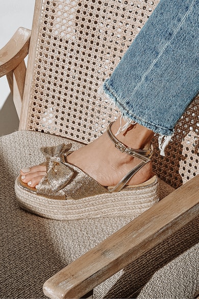 Cute Natural Suede Wedges - Espadrille Wedges - Ankle-Strap - Lulus