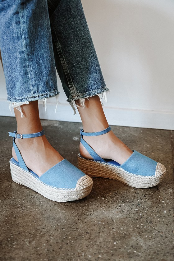 Karielle black hot sale flatform espadrilles