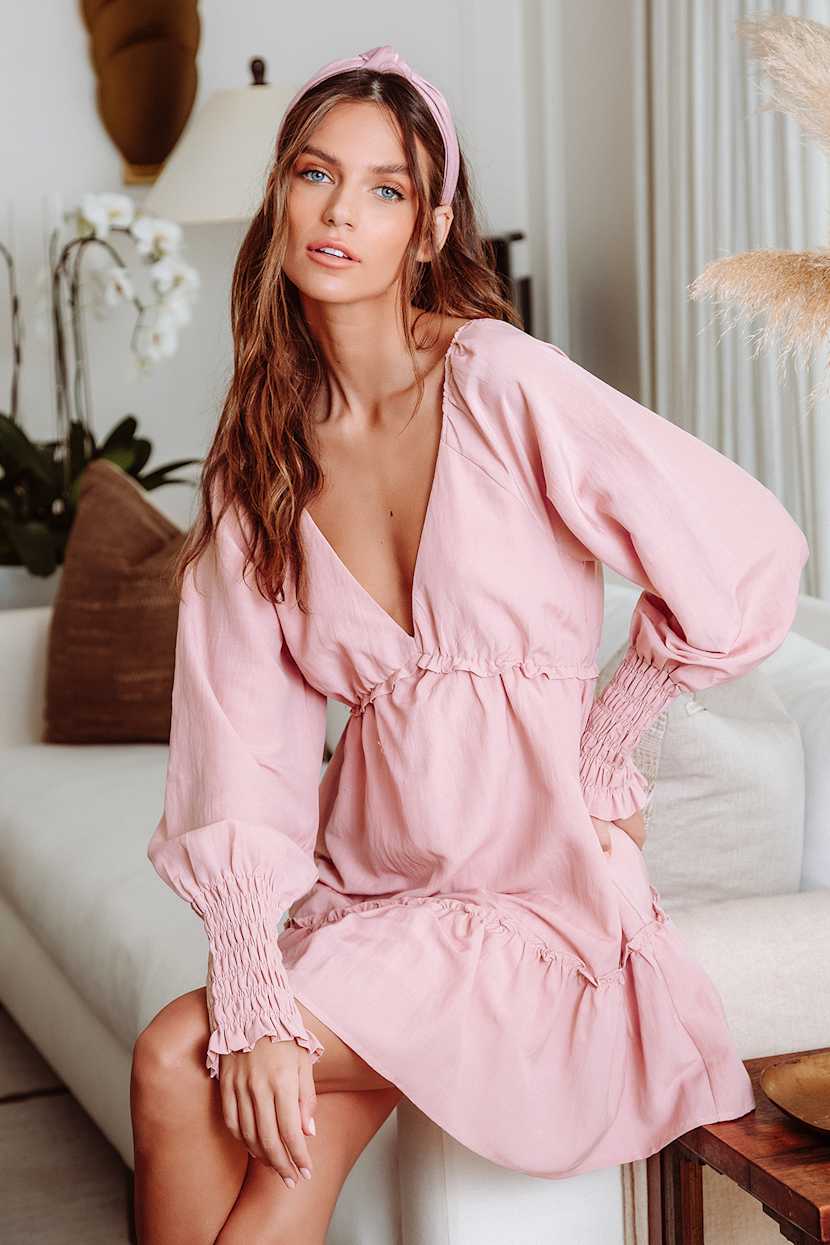 womens maxi dress pink Hot Pink Ribbed Maxi Dress | Casual Fall Dress | Cute Dress – MOD&SOUL