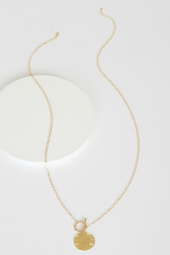 Pendant for your Thoughts? Gold Chain Necklace 1