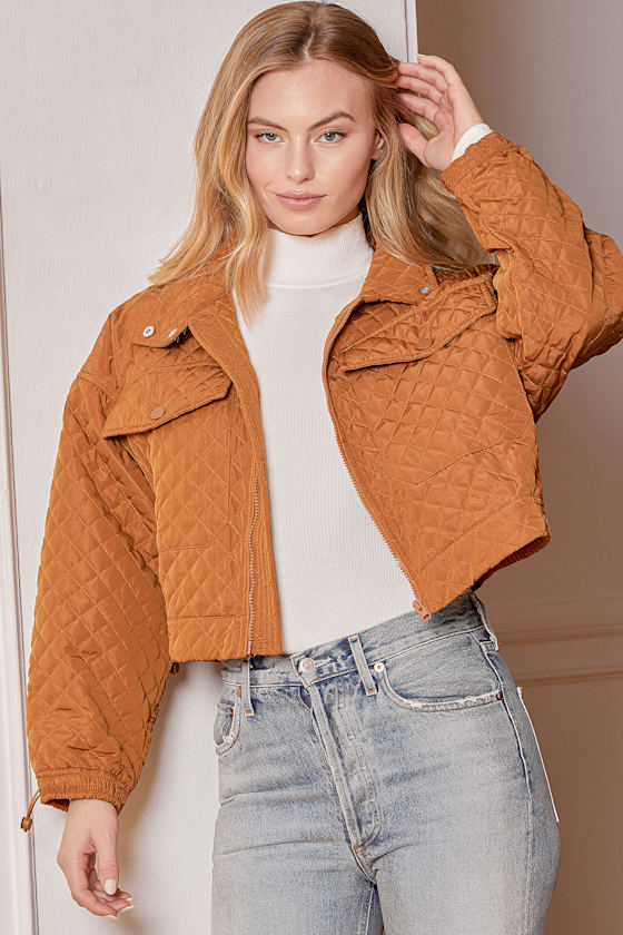 Camel Brown Jacket Bomber Jacket Lightweight Bomber Jacket Lulus