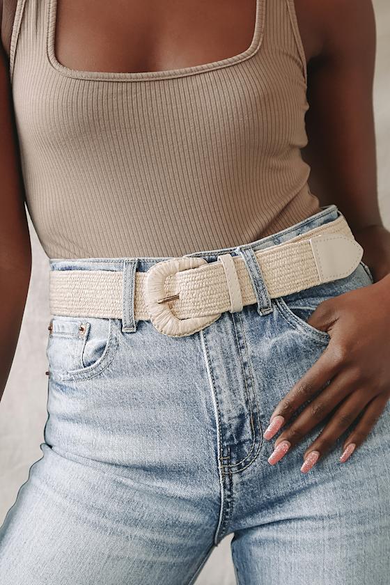 Cute Ivory Belt - Woven Belt - Raffia Belt - One Size Belt - Lulus