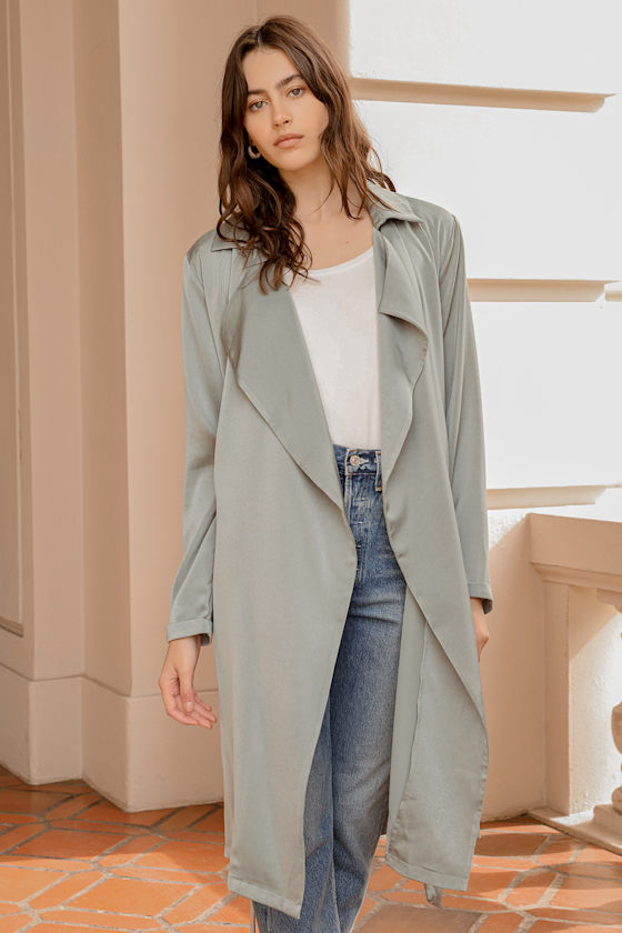 thin duster jacket