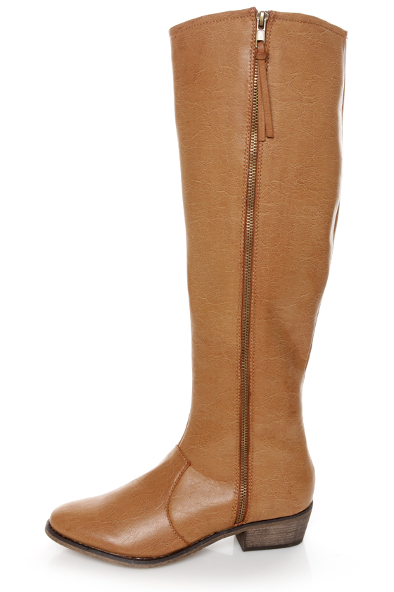 Mixx Daniel Tan Knee High Riding Boots