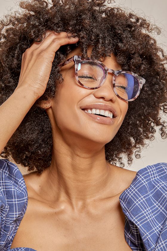 DIFF Eyewear Weston Blue Light Glasses Tortoise Glasses Lulus