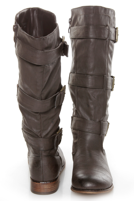 Cowgirl 2 Brown Belted Riding Boots
