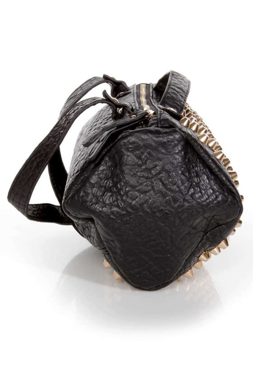 Edgy Black Handbag - Black Purse - Studded Purse - $62.00 - Lulus