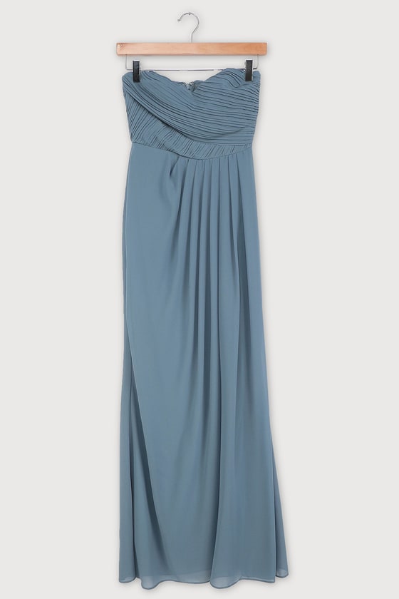 slate blue maxi