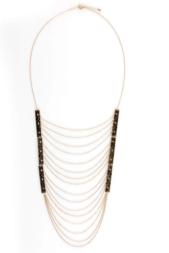Shield of Dreams Gold Necklace