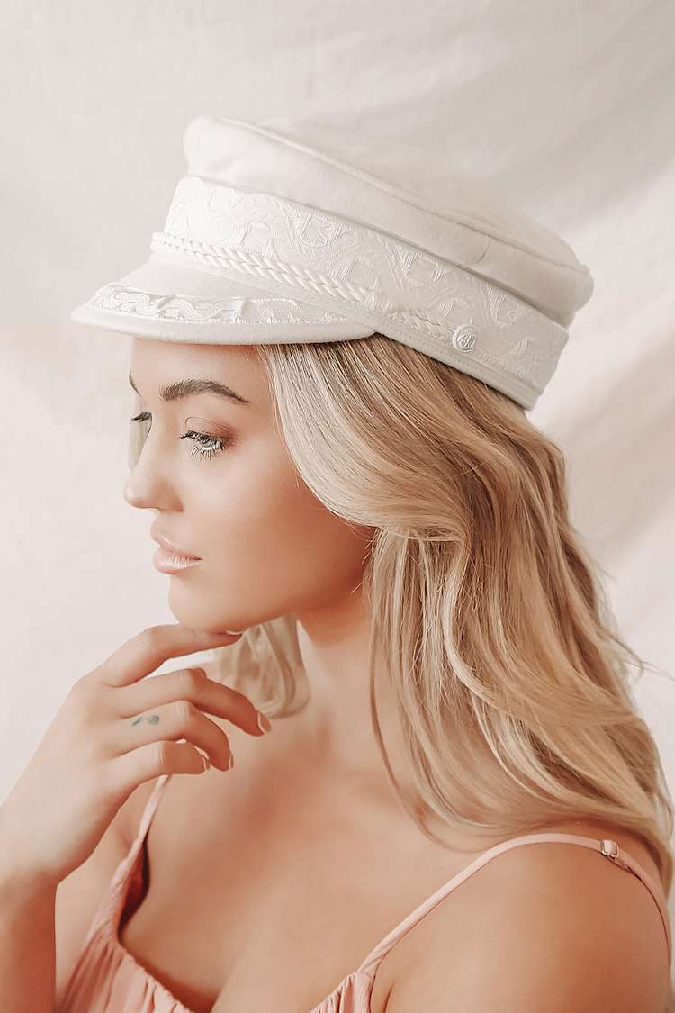 Lack of Color Riviera White Hat - Sailor Cap - Fisherman Cap  display picture 1