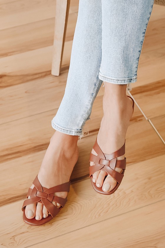 Lulus slide sandals hotsell