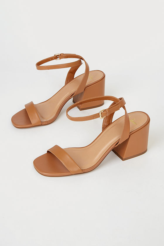 Brown High Heels - Nappa Leather Heels 