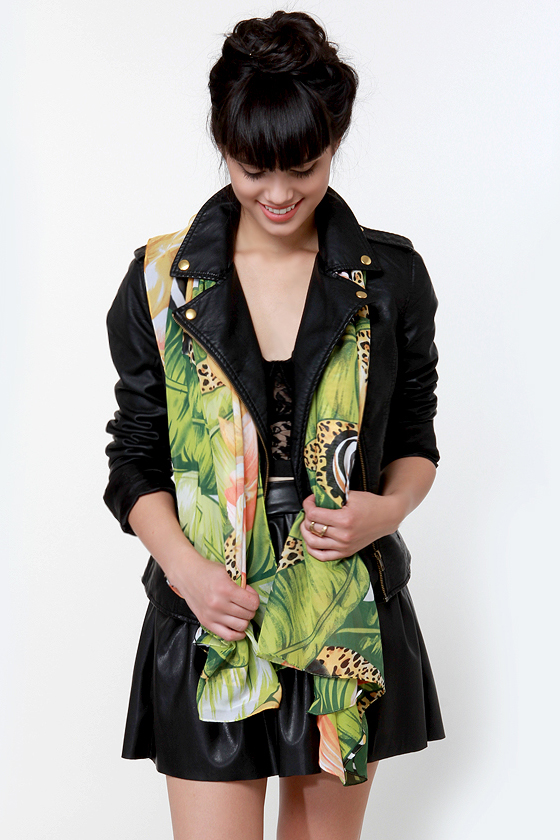 Journey Through the Jungle Print Scarf