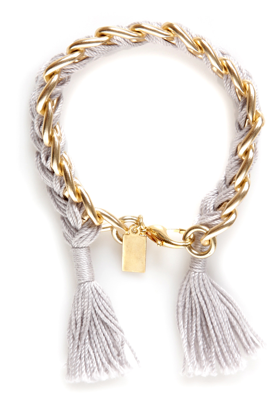 Braiders of the Lost Spark Grey Friendship Bracelet