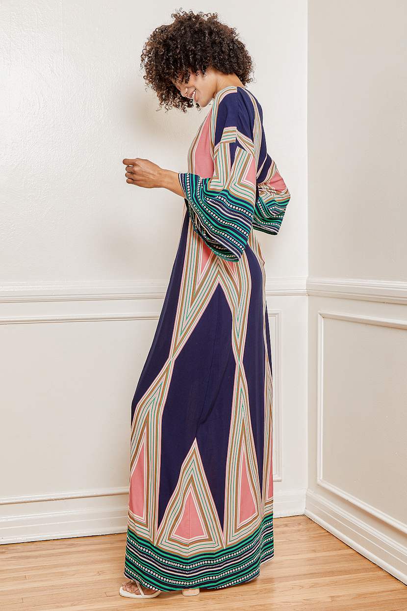 chinese dress ladies Montecito Dirty Black Hvy Pain main image 1