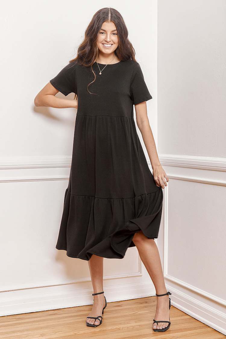 knee length dresses for ladies Sidney Midi Smock Dress