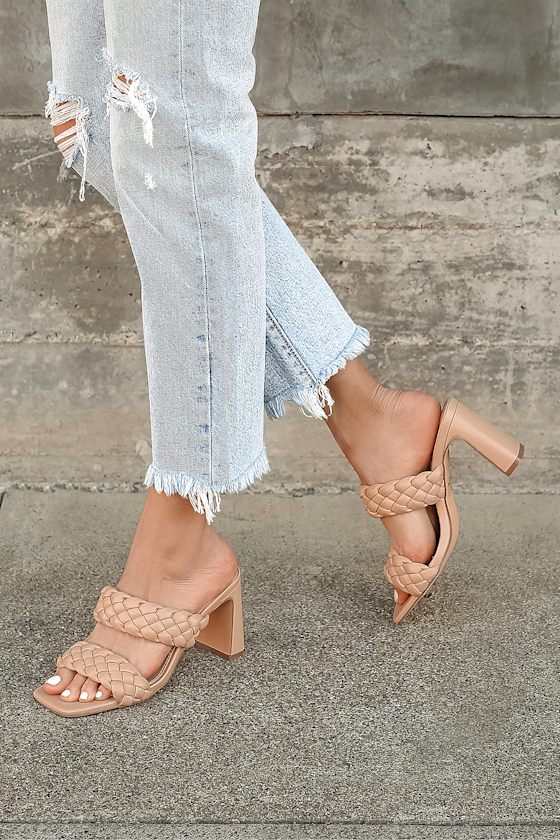 Louella Light Nude High Heel Sandals 2