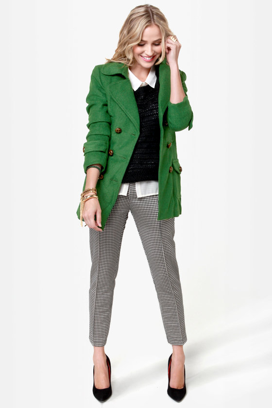 Bundle Me Up Green Coat
