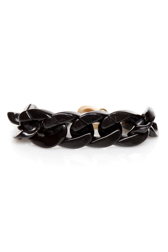 Always You Black Chain Bracelet