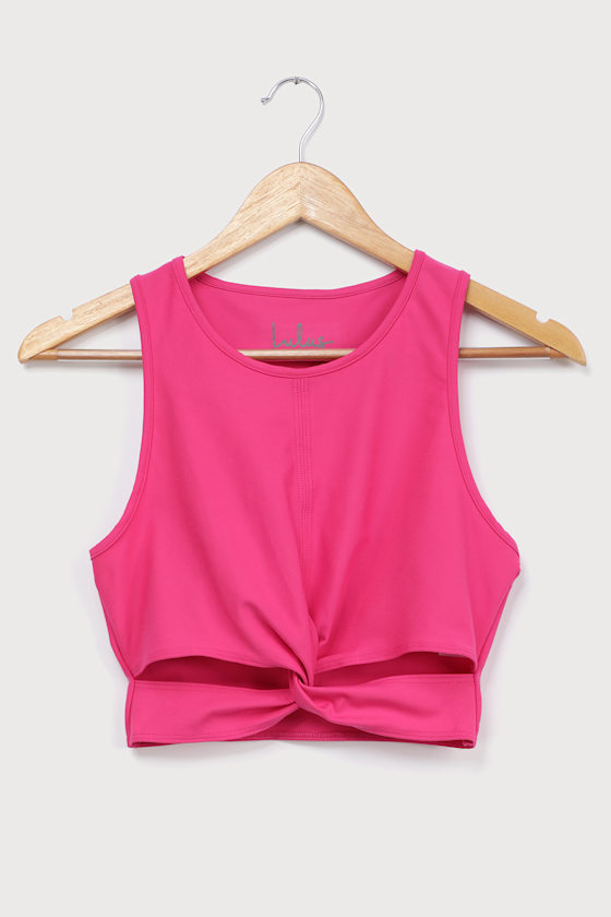 Hot Pink Active Tank - Workout Tank Top 