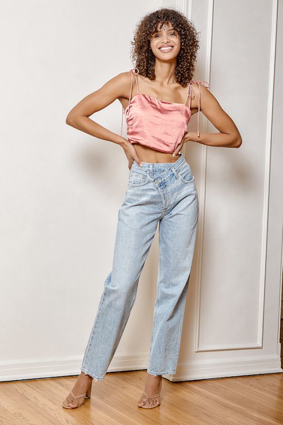 (*)様 CLARA SATIN TANK TOP アメリ CLARA SATIN TANK TOP