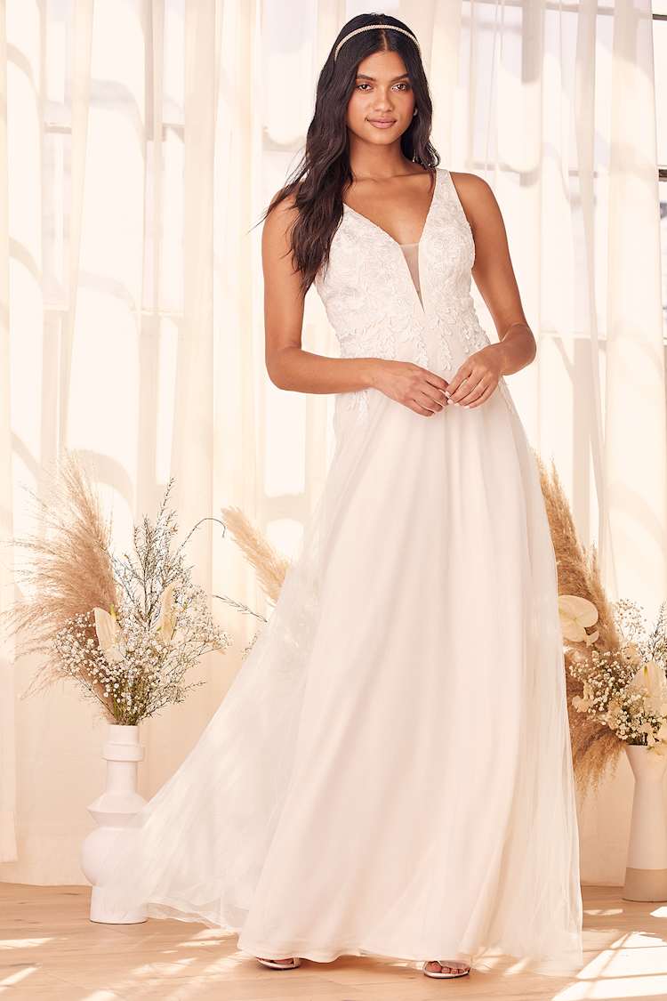 chinese dress ladies Misty Rose Tulle Maxi Dress with a Corset Bustier main image 1