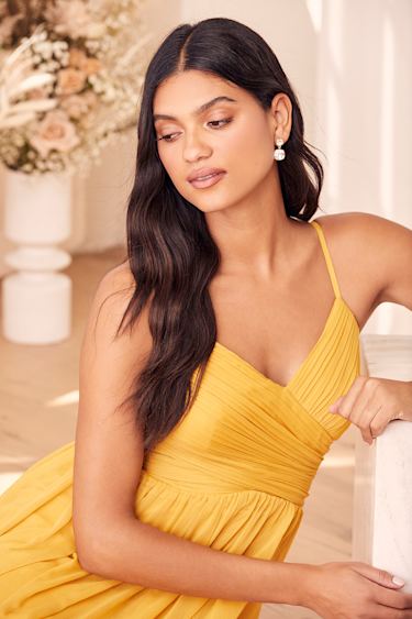 mustard dress women Neeno Women's Dresses Allover Floral Shirred Wrap Dress for (Color : Yellow, Size : Large) : Clothing, Shoes & Jewelry Neck Gathered Waistline with Hidden Elastic Removable Tie at the Waist Cuffed Long Sleeve with Slit Slit Detail in Skirt Lined 100% Polyester Hand Wash Yellow Maxi Dress Pleated Mustard