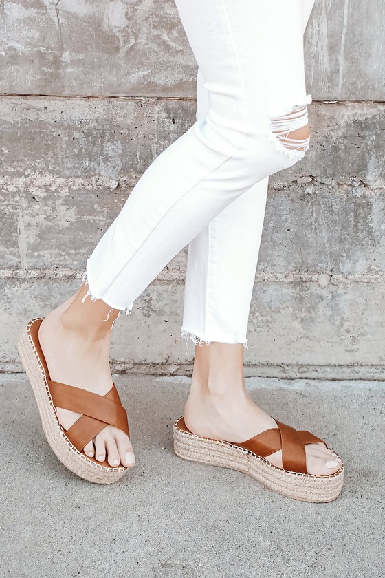 tan flatform espadrilles