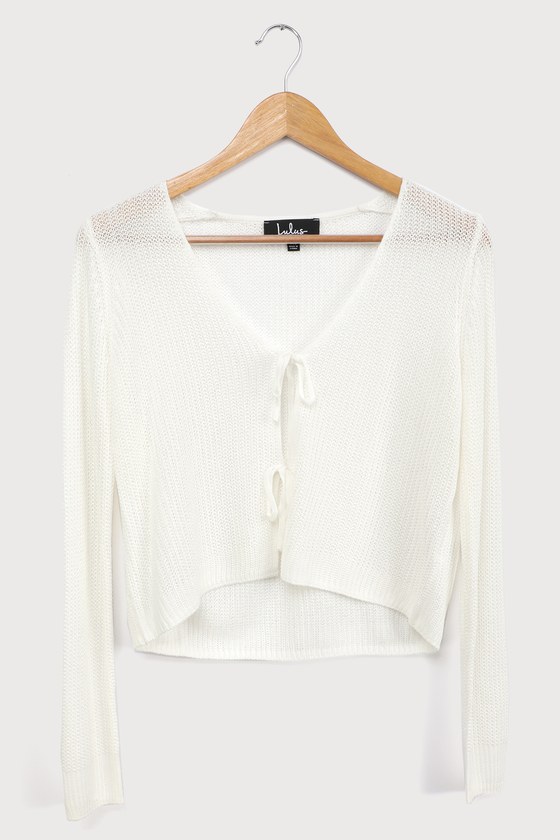 lulus white sweater