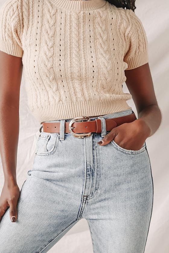 Love of Style Brown and Gold Belt 1